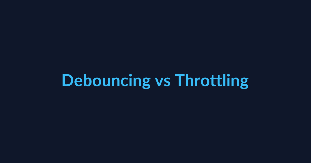 Debounce و Throttle للمتوسط: من 10 طلبات API لطلب واحد بسطرين
